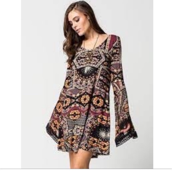 Patrons of Peace Dresses & Skirts - Patrons Of Peace 70s Gypsy Witchy Boho Dress Size Small